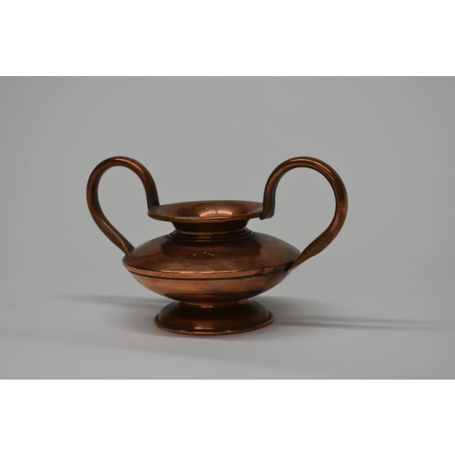 Vintage 1980s Copper Vase For Sale In New York - Image 6 of 6