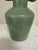 Art Deco Chinese Ceramic Vase Longquan Ware Celadon Vase Hand Carved Double Dragon Ears For Sale - Image 3 of 11