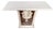 Console Tables in White Carrara Marble and Dark Red Marble, 19th Century, Set of 2 For Sale