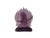 4" Amethyst Purple Crystal Glass Tibetan Guardian Deity Figure For Sale - Image 9 of 10