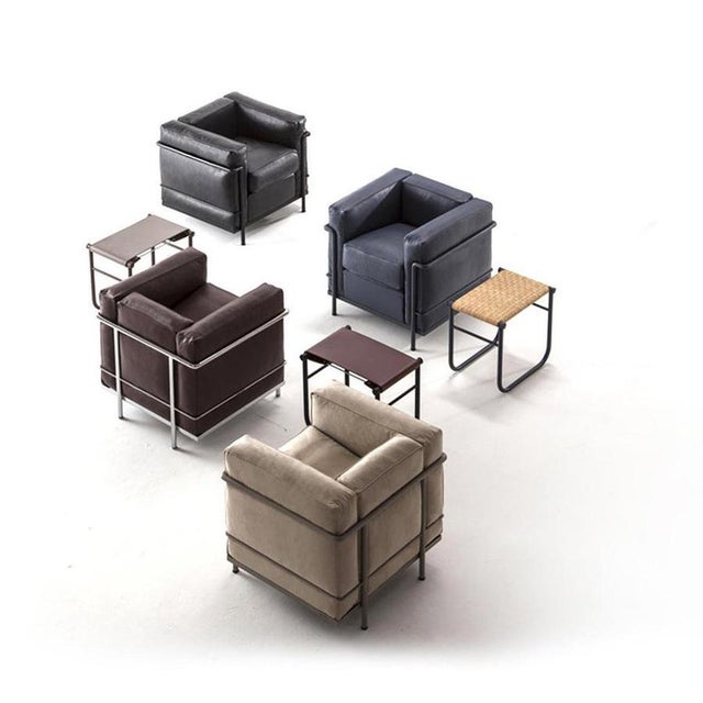 LC2 Poltrona Armchair by Le Corbusier, Jeanneret, Charlotte Perriand for Cassina For Sale - Image 9 of 13