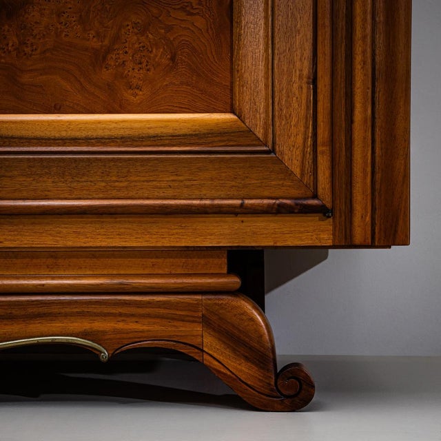 Art Deco Credenza with Marble Top, France, 1930s For Sale - Image 10 of 15