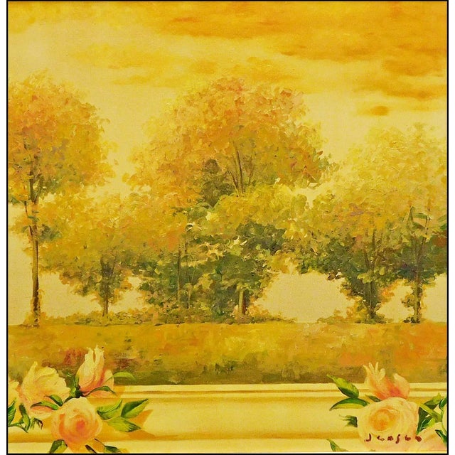 2010s James Jensen Original "Impressionist Suite" Triptych Hand Signed Custom Framed For Sale - Image 5 of 9