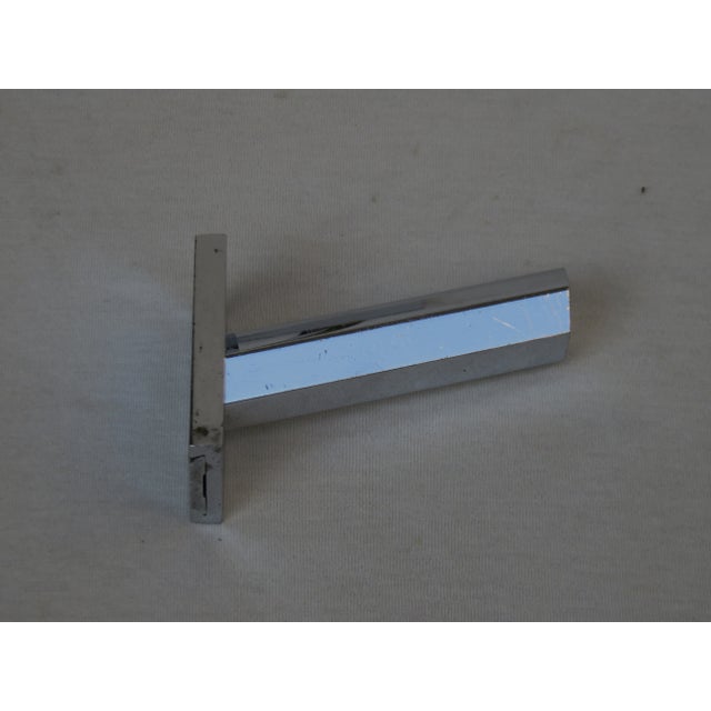 Silver Vintage Art Deco Chrome Hanging Hooks, Set of 7 For Sale - Image 8 of 12