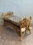 Vintage Coastal Woven Rattan Leopard Bench For Sale In West Palm - Image 6 of 8