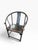 Early 19th Century Pair of Antique Chinese Ming Style Horseshoe Chinoiserie Arm Chairs For Sale - Image 5 of 7