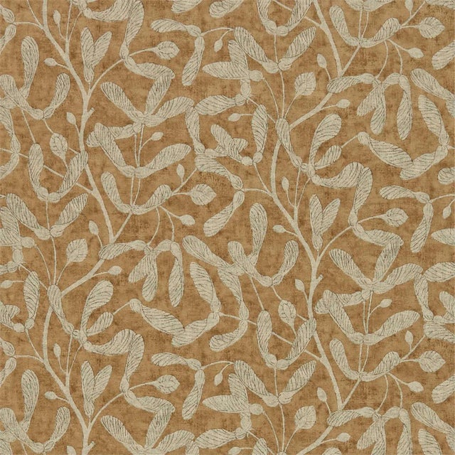 Sanderson Sycamore Trail Wallpaper in Copper For Sale