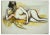 Leo Guida, Nude, Ink & Watercolor, 1970s For Sale