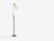 1950s Möllers Armatur Eskilstuna, Floor Lamp, Leather, Brass For Sale - Image 4 of 10