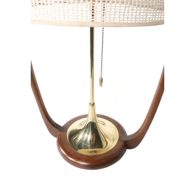 Mid Century Modern Modeline Table Lamp, Design Attributed to Arthur Jacobs, Circa 1950s For Sale - Image 9 of 12