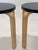 Artek E60 Stools by Alvar Aalto for Artek, Finland, 1960s, Set of 2 For Sale - Image 4 of 16