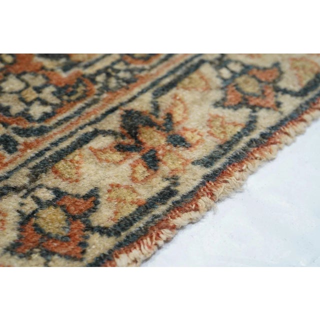 Antique Persian Rug 4' x 5' For Sale In New York - Image 6 of 10