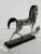 Art Deco Style Silvered Brass Etruscan Horse Sculpture For Sale - Image 11 of 13
