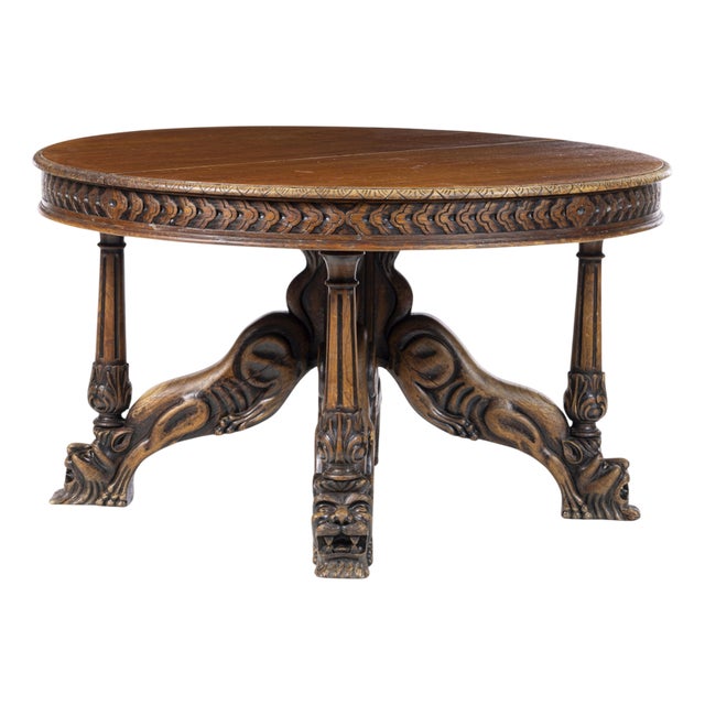 Portuguese Dining Room Table, Late 19th Century For Sale