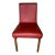 Grand Rapids Chair Company Red Leather Chair For Sale