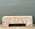 Mid-Century Modern Vintage Geometric Patterned Wood Bench For Sale - Image 3 of 12