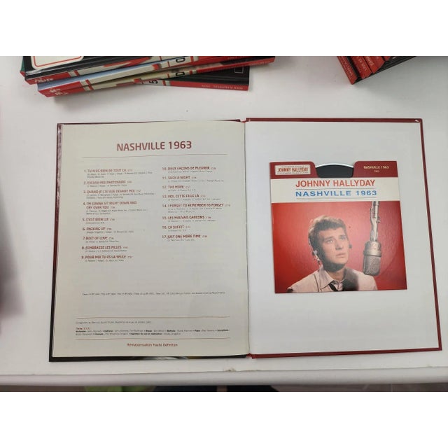 1990s Johnny Hallyday's 50 Year Career the Official Book Collection French Edition For Sale - Image 5 of 12