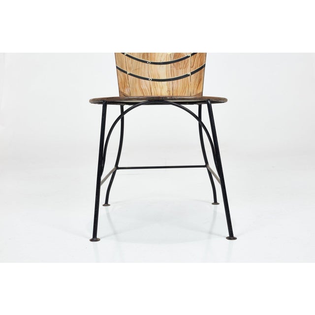 Set of 4 Trompe l'Oeil 'Basket' Chairs by John Vesey, 1950s For Sale - Image 11 of 11