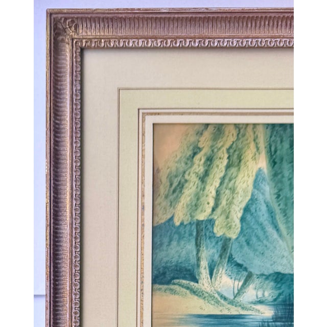 Framed English Regency Hand-Colored Boy Fishing After Richard Westall, Dated 1812 For Sale - Image 4 of 16