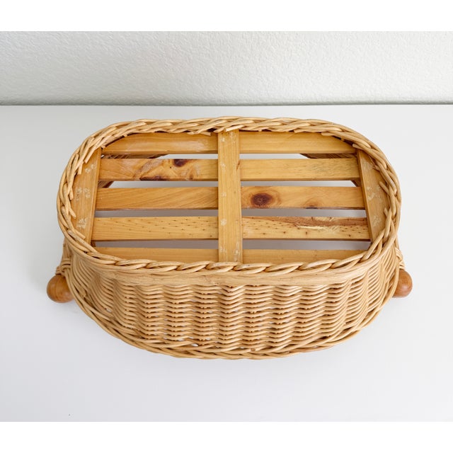 French Boulangerie Basket, Early to Mid-20th C For Sale - Image 14 of 14