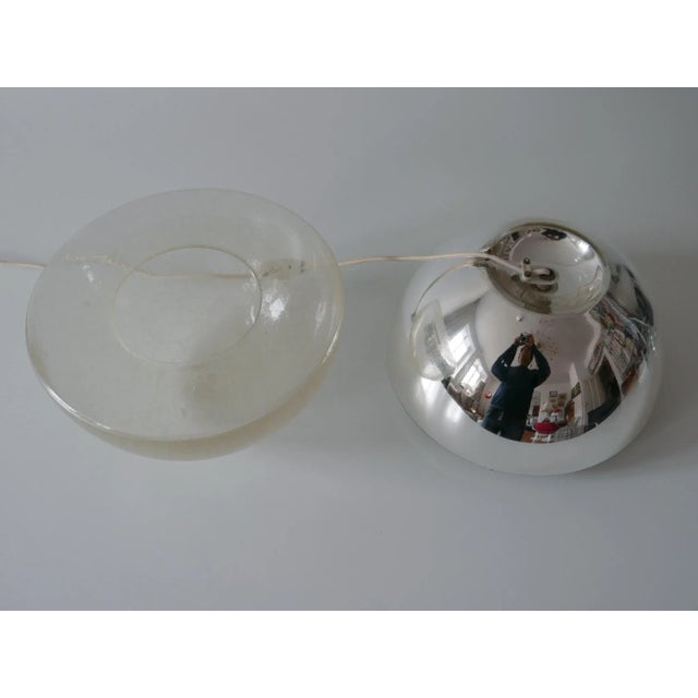 Mid-Century Modern Textured Glass Globe Table or Floor Lamp, 1960s For Sale - Image 13 of 15