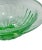 1940s Art Deco Green Glass Bowl For Sale - Image 4 of 6