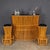 20th Century Italian Standing Dry Bar and Stools in Bamboo, 1960s, Set of 3 For Sale - Image 4 of 18