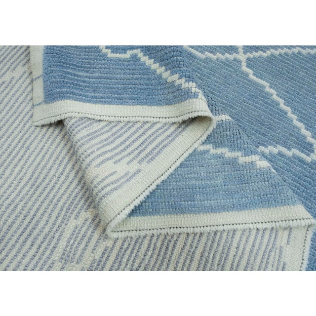Textile Turkish Tulu Handmade Rug 8'7" x 11'10" #18564 For Sale - Image 7 of 8