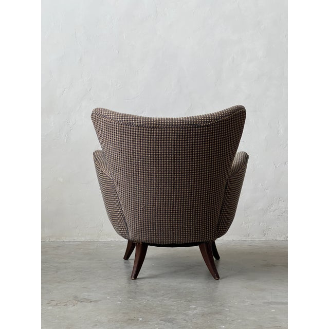 Wood 1960s Ernst Schwadron Sculptural Armchair For Sale - Image 7 of 11