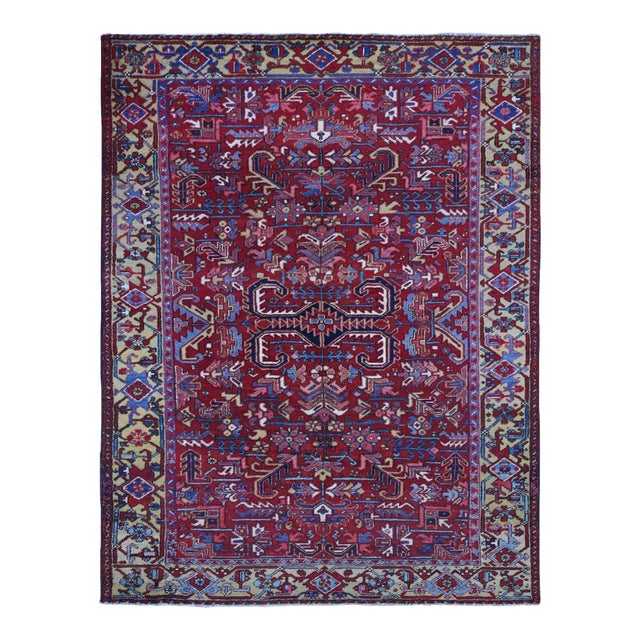 1920s Red Antique Oriental Rug For Sale