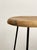 Bar Stool with Steel Frame and Walnut Seat For Sale - Image 12 of 17