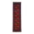 Red Philpa Tribal Wool Runner Rug With Geometric Medallions, 2'7" X 9'11" For Sale