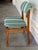 In Style of Erik Buch Model 49 Teak Dining Chair Green Striped Upholstery Danish Mid-Century Modern 1960s For Sale - Image 10 of 10