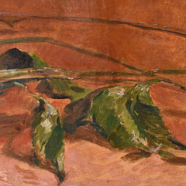 Loïc Marie Petit De Villeon, Peonies Flowers, 1800s, Oil on Canvas, Framed For Sale - Image 7 of 10