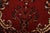1990s Baloch Rug 7’5” X 11’3” Red Wool Vintage Traditional Hand-Knotted Carpet For Sale - Image 5 of 14