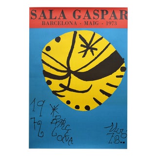 Joan Miró, Sala Gaspar, ​1973, Paper For Sale
