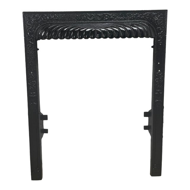 Early 19th Century 24.5" W X 30"h With 2" Flair Art Deco Decorative Fireplace Surround For Sale