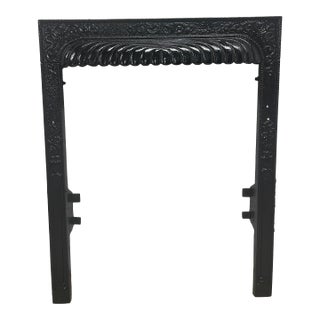 Late 19th Century 24.5" W X 30"h With 2" Flair Art Deco Decorative Fireplace Surround For Sale