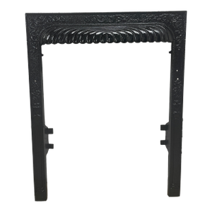 Late 19th Century 24.5" W X 30"h With 2" Flair Art Deco Decorative Fireplace Surround