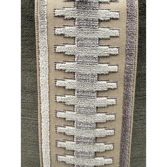 Anthem San Francisco Jefferson Tape Pillows, Pair For Sale - Image 10 of 12