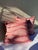 2020s Sofa Pillows : Set of Two Woven Textural Rich Pink Pillows/ Kathryn Ireland “Moroccan Weave” Woven Textile With Down/ Feather Fill For Sale - Image 5 of 11