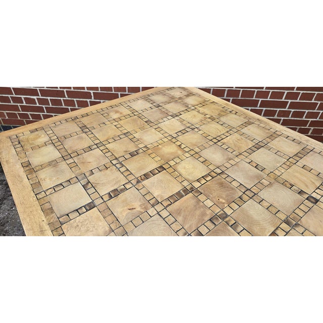 Large French Walnut Refectory Farmhouse Dining Table, 1920s For Sale - Image 12 of 14