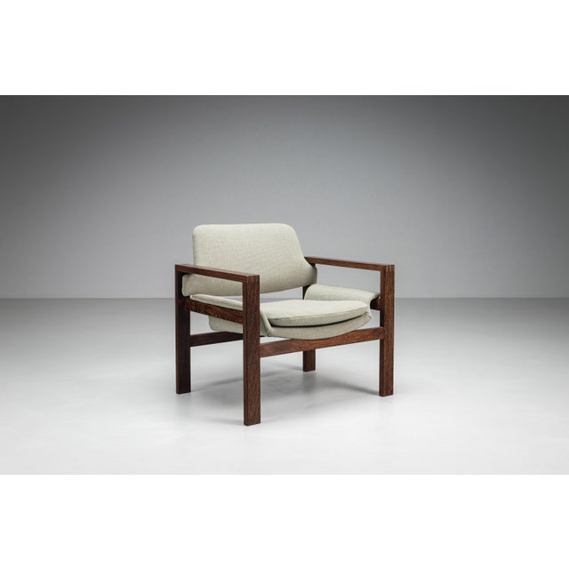 Mid-Century Modern Mid-Century Wengé Lounge Chair, 1970s For Sale - Image 3 of 17