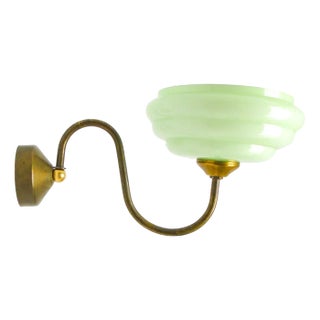 Art Deco Wall Lamp, Poland, 1950s For Sale