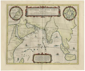 Map of Egypt towards Arabia and India to Java, 1660