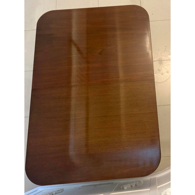 1920s Antique Regency English Figured Mahogany Extending Dining Table, 1920s For Sale - Image 5 of 12