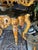 Mid-Century Modern Vintage Syroco Detailed Mirror and Console Table With Stone Top Set For Sale - Image 3 of 7