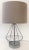 Vintage Chrome Geometric Table Lamps, Usb Charging Port on Base-A Pair For Sale In Miami - Image 6 of 9