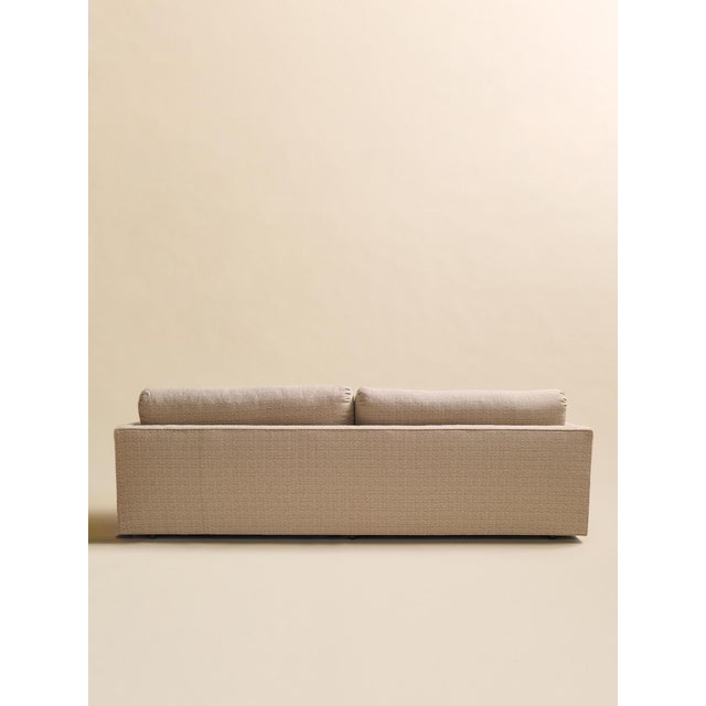 The 1970s Newly Upholstered Wave Sofa For Sale - Image 4 of 11