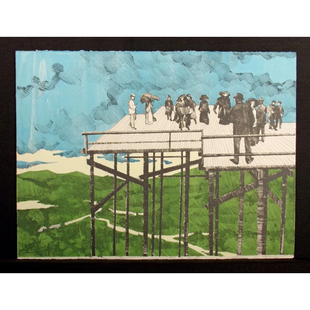 "Sunday Afternoon" Unframed limited edition lithograph art print on paper. MAKE AN OFFER! Hand signed and numbered by the...